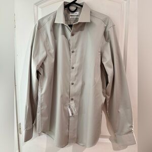 Calvin Klein Light Gray Dress Shirt